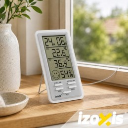 Sääasema LCD | Digitaalinen lämpö- ja kosteusmittari