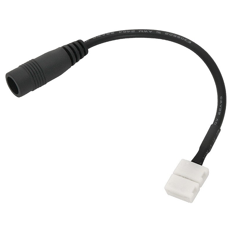 LED-nauhan Liitinkaapeli 8mm - DC-naaras 2.1/5.5mm | 2-PIN