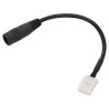 DC liitin led nauhaan