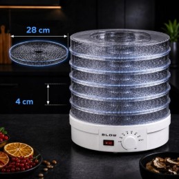 Kasvikuivuri & Kasvikuivuri 6 tasoa 500W | FD-01 Sienikuivuri