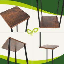 Gardlov Puinen Kukkateline Loft 3 Tasoa | Metallinen kasviteline