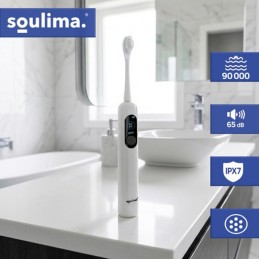 Ladattava SOULIMA X800 Sonic-Sähköhammasharja | 6 vaihtopäätä