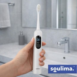 Ladattava SOULIMA X800 Sonic-Sähköhammasharja | 6 vaihtopäätä