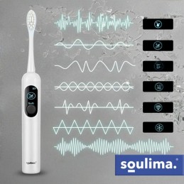 Ladattava SOULIMA X800 Sonic-Sähköhammasharja | 6 vaihtopäätä