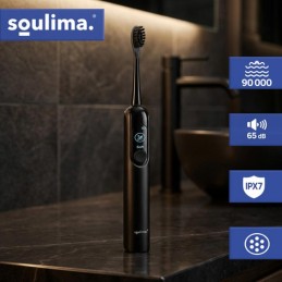 Ladattava SOULIMA X800 Sonic-Sähköhammasharja | 6 vaihtopäätä