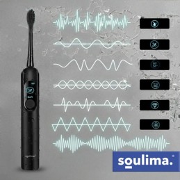 Ladattava SOULIMA X800 Sonic-Sähköhammasharja | 6 vaihtopäätä