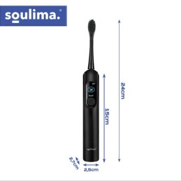 Ladattava SOULIMA X800 Sonic-Sähköhammasharja | 6 vaihtopäätä