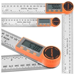 Digitaalinen kulmamitta LCD-näytöllä 200 mm | Elektroninen astemitta
