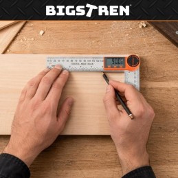 Digitaalinen kulmamitta LCD-näytöllä 200 mm | Elektroninen astemitta