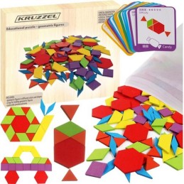 Puinen geometrinen mosaiikkipeli | Kehittävä oppimispeli lapsille