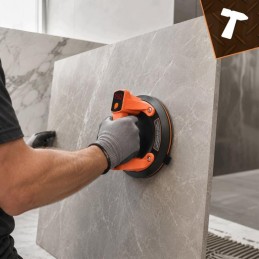 Sähköinen tyhjiöimukuppi 200 kg | Akullinen imukuppinostin LCD-näytöllä