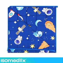 Lasten painopeitto 3 kg 100x150 cm | Aistipeitto lapselle avaruuskuviolla