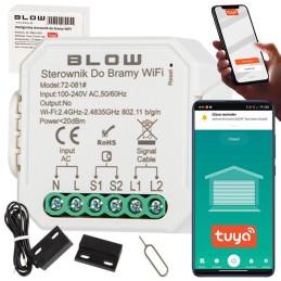 Älykäs WiFi-portinohjain | Tuya-yhteensopiva avaaja magneettianturilla