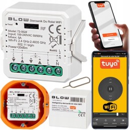 Älykäs WiFi-rullaverho-ohjain | Tuya-uppoasennusrele rullakaihtimille