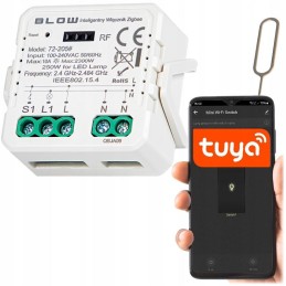 Älykäs Zigbee-rele ja valokatkaisin | Tuya-uppoasennusmoduuli valoille ja kodinkoneille