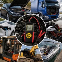 Akkutesteri Xtreme XT810B 12V / 24V | Digitaalinen akkumittari LCD-näytöllä