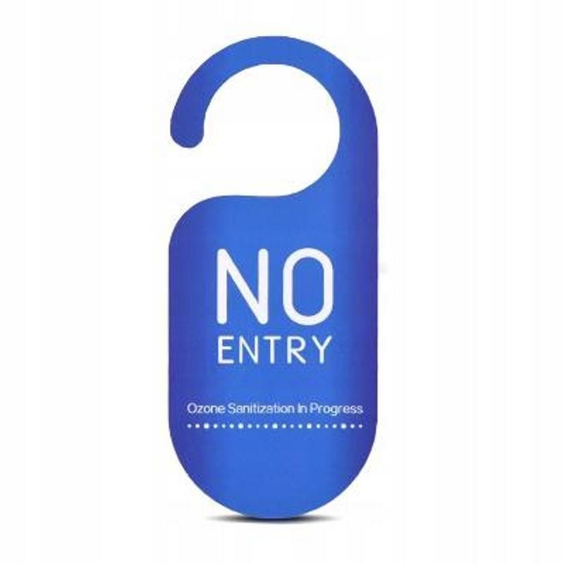 Otsonointilaitteen mukana tuleva NO ENTRY -riipus