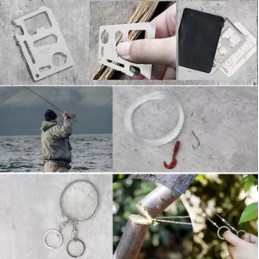 Sotilaallinen selviytymispakkaus 32-in-1 | Kattava survival-setti ja multitool-työkalut