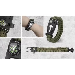 Sotilaallinen selviytymispakkaus 32-in-1 | Kattava survival-setti ja multitool-työkalut