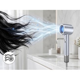 Hiustenkuivain BLOW HD-800 1800W kylmäpuhalluksella | Kevyt ammattitason fööni keskittimellä