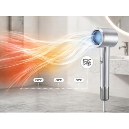 Hiustenkuivain BLOW HD-800 1800W kylmäpuhalluksella | Kevyt ammattitason fööni keskittimellä