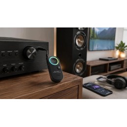 : Bluetooth 5.4 -lähetin ja -vastaanotin 2-in-1 | Langaton AUX 3,5 mm audiomuunnin näytöllä