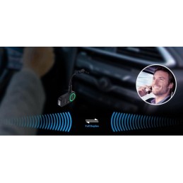 : Bluetooth 5.4 -lähetin ja -vastaanotin 2-in-1 | Langaton AUX 3,5 mm audiomuunnin näytöllä