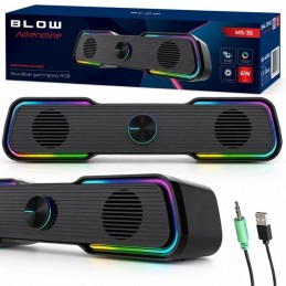 soundbar BLOW MS-35 RGB | Kaiuttimet tietokoneelle ja laptopille 6W USB