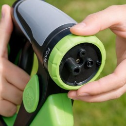 Autonpesupistooli vaahdottimella puutarhaletkuun | Pesupistooli pesuainesäiliöllä 4 toimintoa