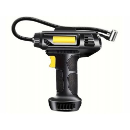 Autokompressori 12V 10 bar | Kannettava sähkökäyttöinen rengaspumppu manometrillä ja LED-valolla