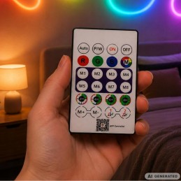 Joustava LED-neonvalonauha 10m RGB | Älykäs valonauha sovelluksella ja kaukosäätimellä