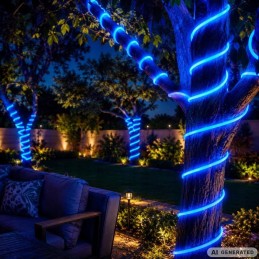 Joustava LED-neonvalonauha 10m RGB | Älykäs valonauha sovelluksella ja kaukosäätimellä