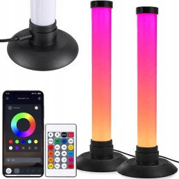 Älykäs RGB LED Light Bar -pöytävalaisin | Musiikkiin reagoiva gaming-valaisin sovelluksella