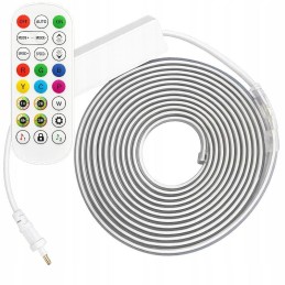 Joustava LED-neonvalonauha 5m RGB | Vedenpitävä älyvalonauha sisä- ja ulkokäyttöön