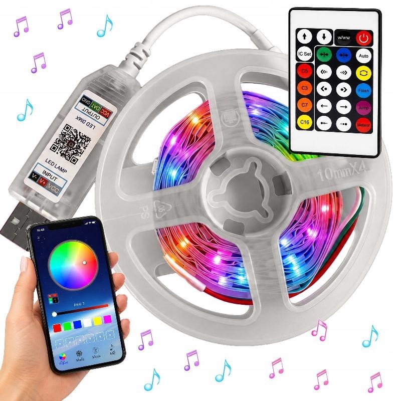 Joustava LED-neonvalonauha 10m RGB IC | Älykäs monivärinen valonauha sovelluksella