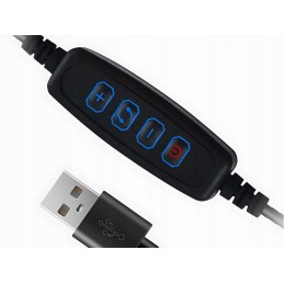Spiraali LED-pöytävalaisin 3 valosävyä USB | Moderni ambient-pöytälamppu himmennyksellä