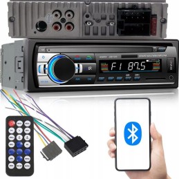 Autoradio Bluetooth 1-DIN 4x60W kaukosäätimellä | Monipuolinen autosoitin handsfree-toiminnolla