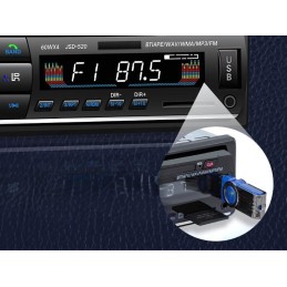Autoradio Bluetooth 1-DIN 4x60W kaukosäätimellä | Monipuolinen autosoitin handsfree-toiminnolla