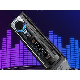 Autoradio Bluetooth 1-DIN 4x60W kaukosäätimellä | Monipuolinen autosoitin handsfree-toiminnolla