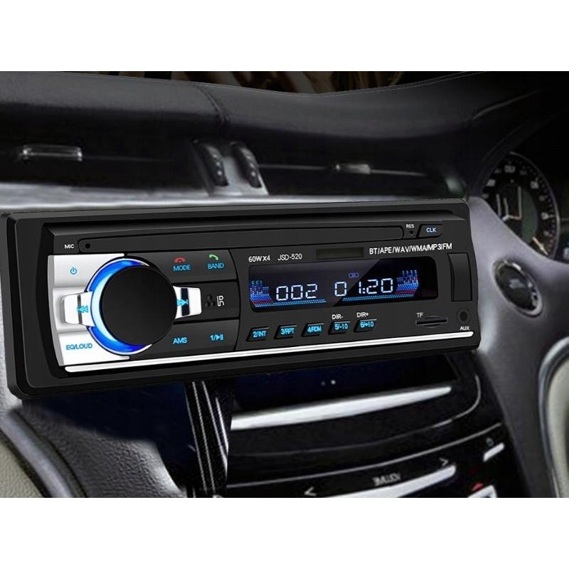 1-DIN universaali autoradio LCD-näytöllä