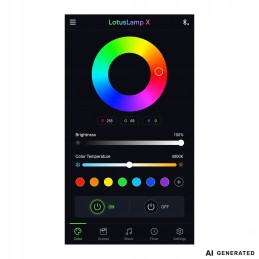 5m RGB Neon LED-valonauha kaukosäätimellä ja sovelluksella | Tasainen joustava valoletku kotiin