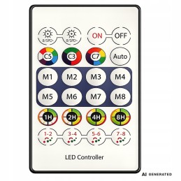 5m RGB Neon LED-valonauha kaukosäätimellä ja sovelluksella | Tasainen joustava valoletku kotiin