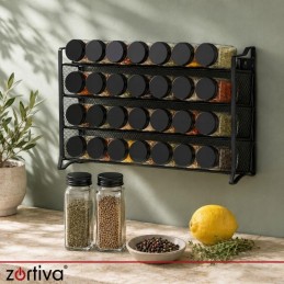 Mausteteline 28 purkkia – 4 tasoa
