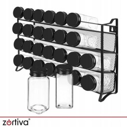 Mausteteline 28 purkkia – 4 tasoa