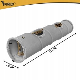 Kissan tunneli 120 cm – lelu ja piilopaikka
