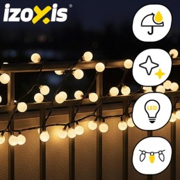 300 LED jouluvalot 30 m – lämmin valkoinen, IP44, 8 tilaa