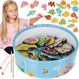 Magneettinen kalastuspeli 25 osaa – kalastuslelu 3+