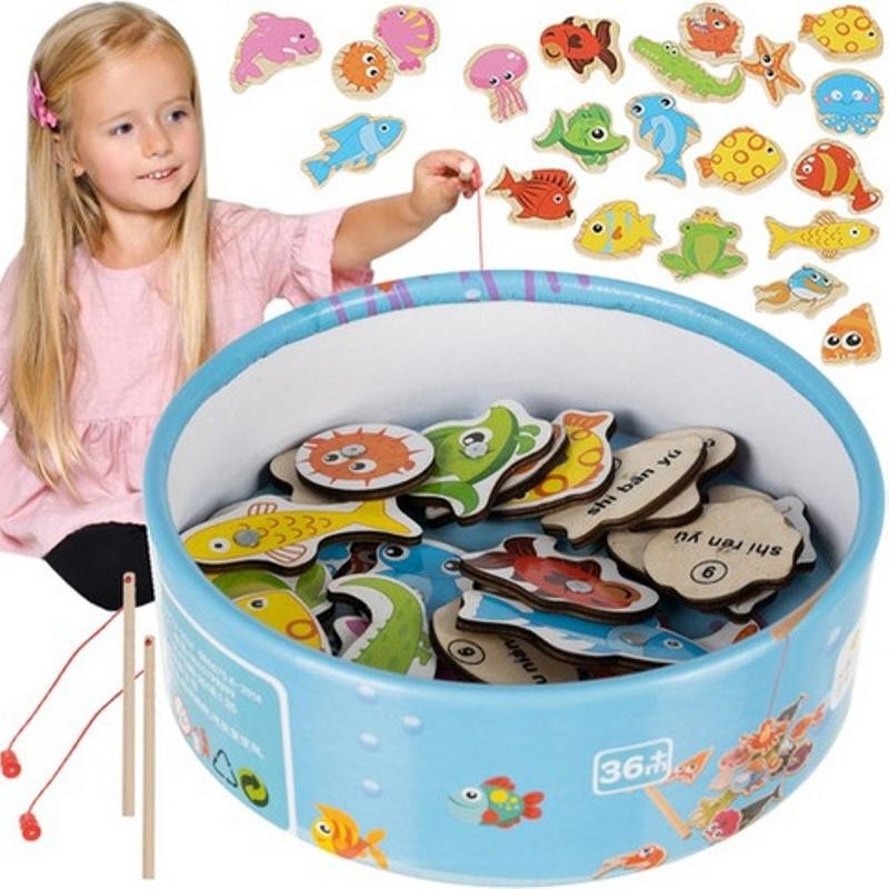 Magneettinen kalastuspeli 25 osaa – kalastuslelu 3+