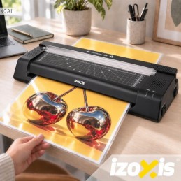 A3-laminointilaite 3-in-1 – 430 W, leikkuri ja pyöristin