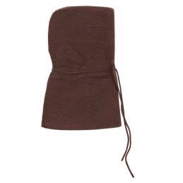 Naisten kypärämyssy 3-in-1 – 30 % villaa, ruskea